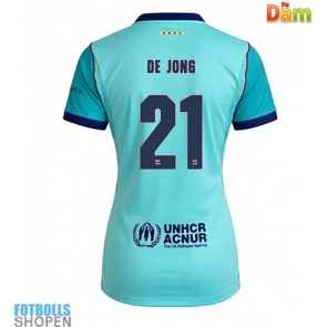 Billiga Barcelona Frenkie de Jong #21 Tredjeställ Dam 2026-27 Kortärmad